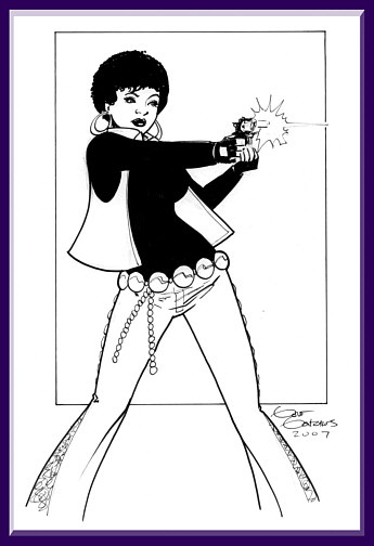 Teresa Anderson drawn by Gene Gonzales